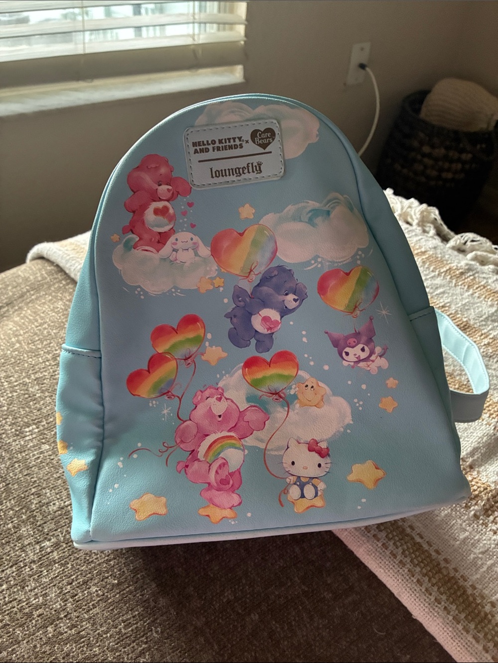 Loungefly x Hello Kitty & Friends Light Blue Kids Backpack